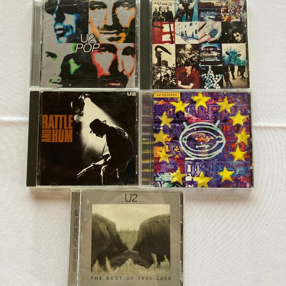 5 U2 CDs Compact Discs - Picture 1 of 4